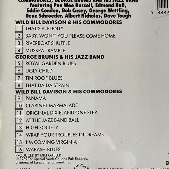 Wild Bill Davison & His Commodores Used Compact Disc CD Jazz CONDON Russell more - Picture 3 of 6